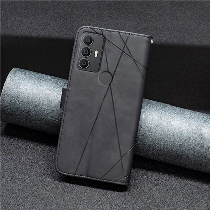 BINFEN COLOR BF05 For TCL 305 / 306 / 30 SE / 30E Phone Case PU Leather Flip Cover