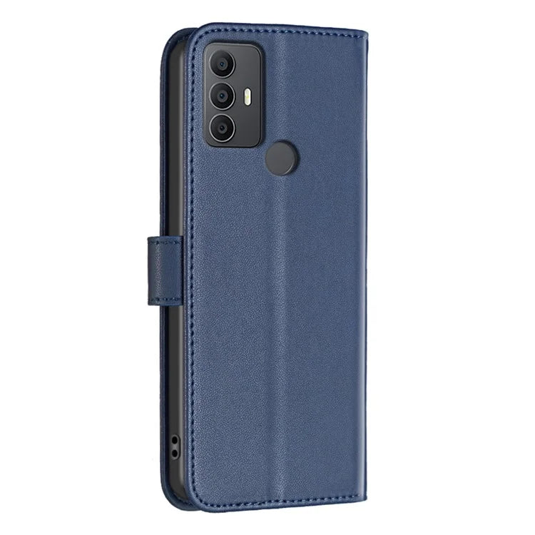 BINFEN COLOR BF17 For TCL 305 / 306 / 30 SE / 30E Leather Case Wallet Flip Phone Cover