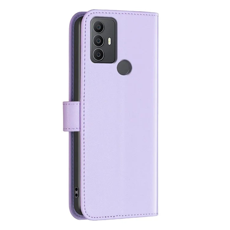 BINFEN COLOR BF17 For TCL 305 / 306 / 30 SE / 30E Leather Case Wallet Flip Phone Cover