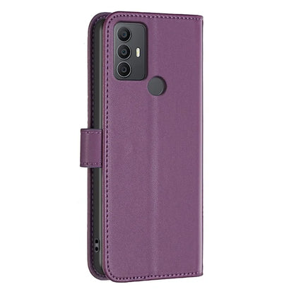 BINFEN COLOR BF17 For TCL 305 / 306 / 30 SE / 30E Leather Case Wallet Flip Phone Cover