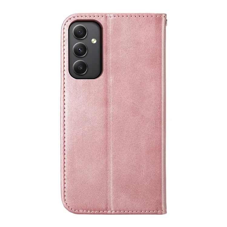 For Samsung Galaxy A35 5G Case Splicing Rhombus PU Leather+TPU Wallet Cover