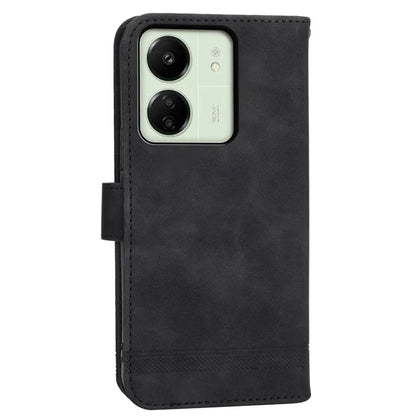 DIERFENG DF-03 For Xiaomi Redmi 13C 4G / Poco C65 4G Case PU Leather Flip Card Holder Smartphone Cover
