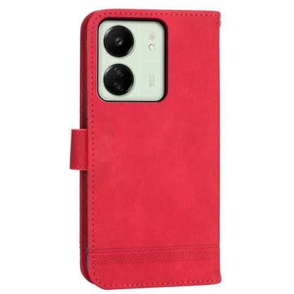 DIERFENG DF-03 For Xiaomi Redmi 13C 4G / Poco C65 4G Case PU Leather Flip Card Holder Smartphone Cover