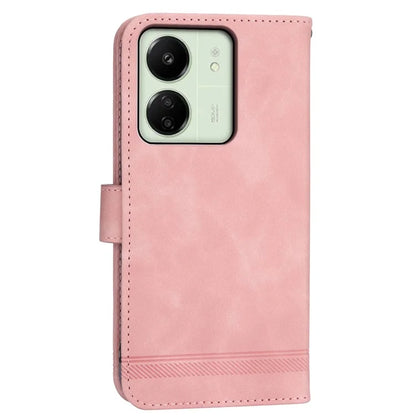 DIERFENG DF-03 For Xiaomi Redmi 13C 4G / Poco C65 4G Case PU Leather Flip Card Holder Smartphone Cover
