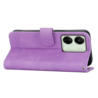 DIERFENG DF-03 For Xiaomi Redmi 13C 4G / Poco C65 4G Case PU Leather Flip Card Holder Smartphone Cover