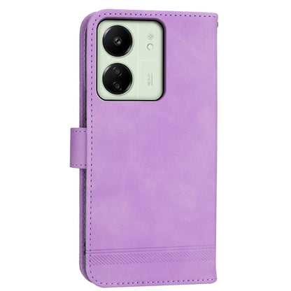 DIERFENG DF-03 For Xiaomi Redmi 13C 4G / Poco C65 4G Case PU Leather Flip Card Holder Smartphone Cover