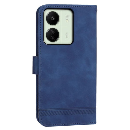 DIERFENG DF-03 For Xiaomi Redmi 13C 4G / Poco C65 4G Case PU Leather Flip Card Holder Smartphone Cover