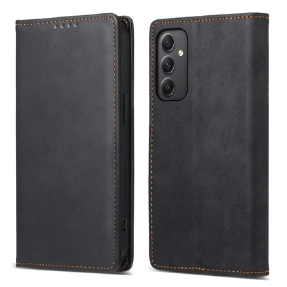 DF-05 For Samsung Galaxy A35 5G Case Leather RFID Blocking Wallet Stand Phone Cover