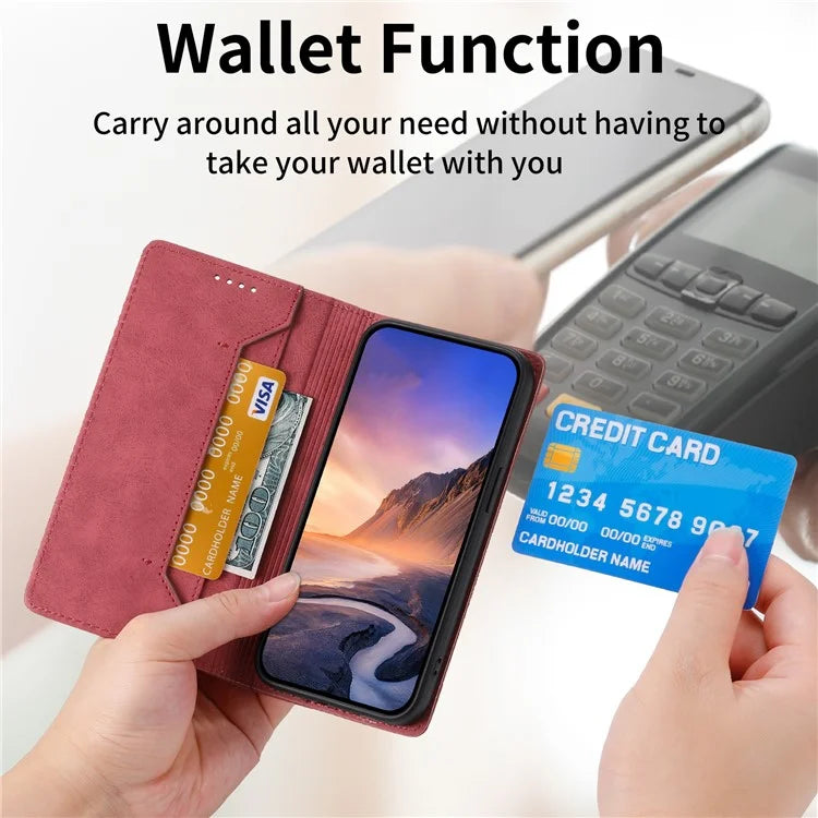 DF-05 For Samsung Galaxy A35 5G Case Leather RFID Blocking Wallet Stand Phone Cover