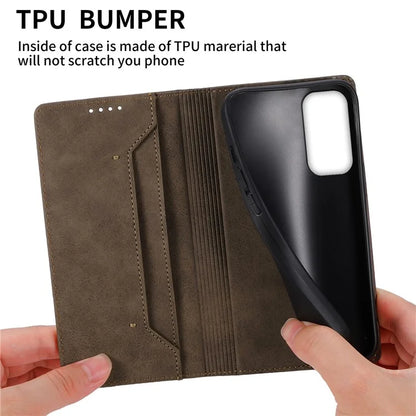 DF-05 For Samsung Galaxy A35 5G Case Leather RFID Blocking Wallet Stand Phone Cover
