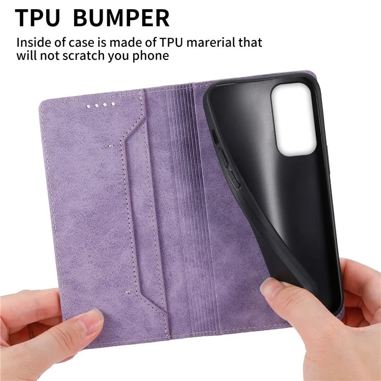 DF-05 For Samsung Galaxy A35 5G Case Leather RFID Blocking Wallet Stand Phone Cover