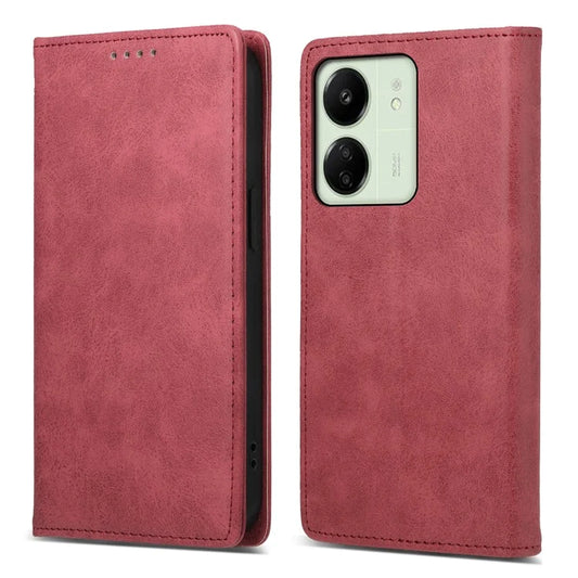 DF-05 For Xiaomi Redmi 13C 4G / Poco C65 4G Cell Phone Case RFID Blocking PU Leather Anti-drop Cover