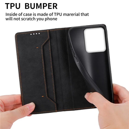 DF-05 For Xiaomi Redmi 13C 4G / Poco C65 4G Cell Phone Case RFID Blocking PU Leather Anti-drop Cover