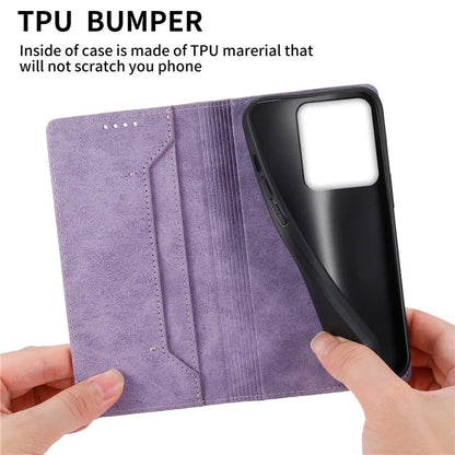 DF-05 For Xiaomi Redmi 13C 4G / Poco C65 4G Cell Phone Case RFID Blocking PU Leather Anti-drop Cover