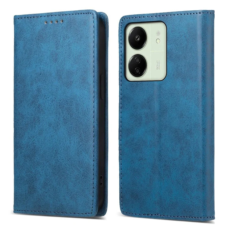 DF-05 For Xiaomi Redmi 13C 4G / Poco C65 4G Cell Phone Case RFID Blocking PU Leather Anti-drop Cover