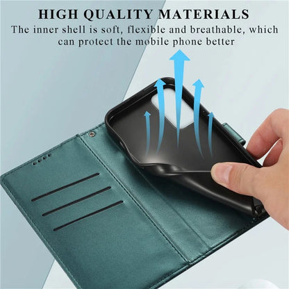 DF-06 For Samsung Galaxy A35 5G Cell Phone Case Imprinted Lines Leather Wallet Stand Cover