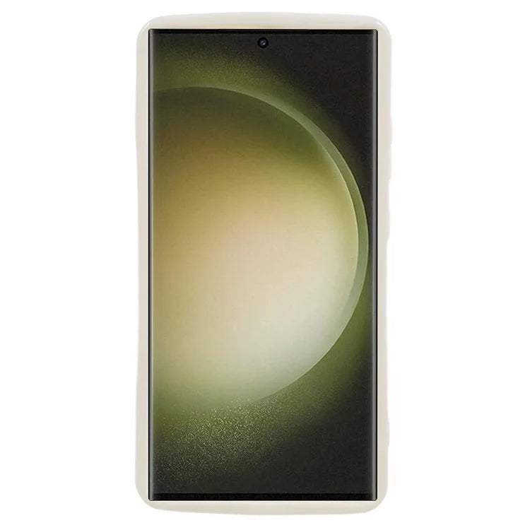 YX Series For Samsung Galaxy S24 Ultra TPU Case Wavy Edge Precise Cutout Protective Phone Cover