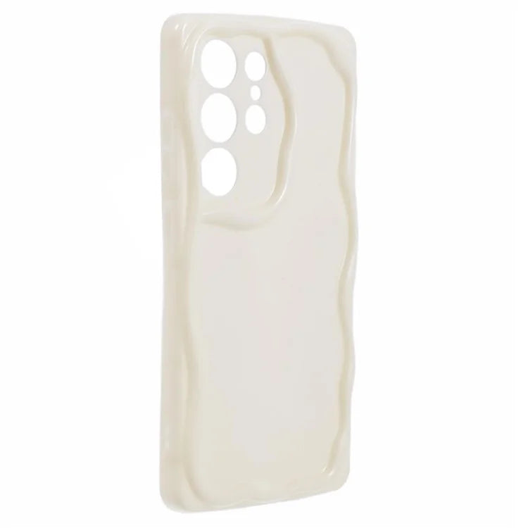 YX Series For Samsung Galaxy S24 Ultra TPU Case Wavy Edge Precise Cutout Protective Phone Cover
