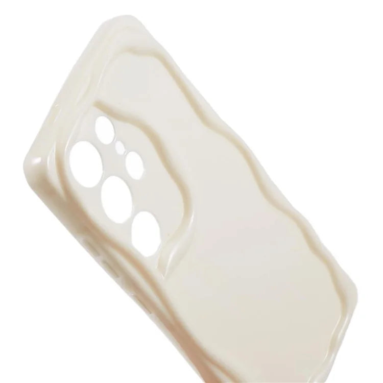 YX Series For Samsung Galaxy S24 Ultra TPU Case Wavy Edge Precise Cutout Protective Phone Cover