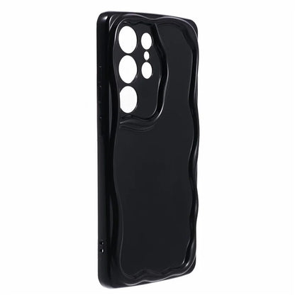 YX Series For Samsung Galaxy S24 Ultra TPU Case Wavy Edge Precise Cutout Protective Phone Cover
