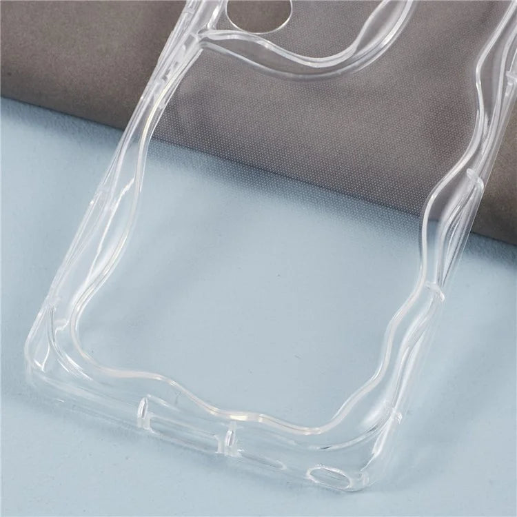 YX Series For Samsung Galaxy S24 Ultra TPU Case Wavy Edge Precise Cutout Protective Phone Cover