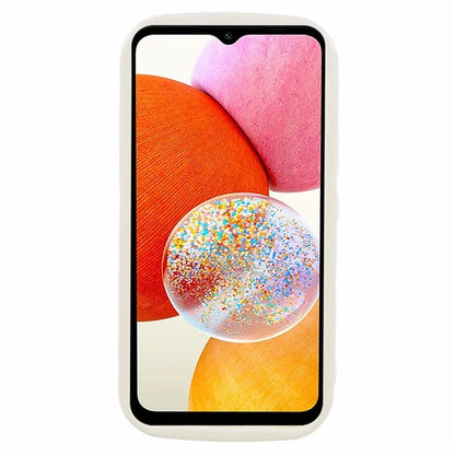 YX Series For Samsung Galaxy S24 Case Wavy Shape TPU Phone Back Protector (Precise Cutout)