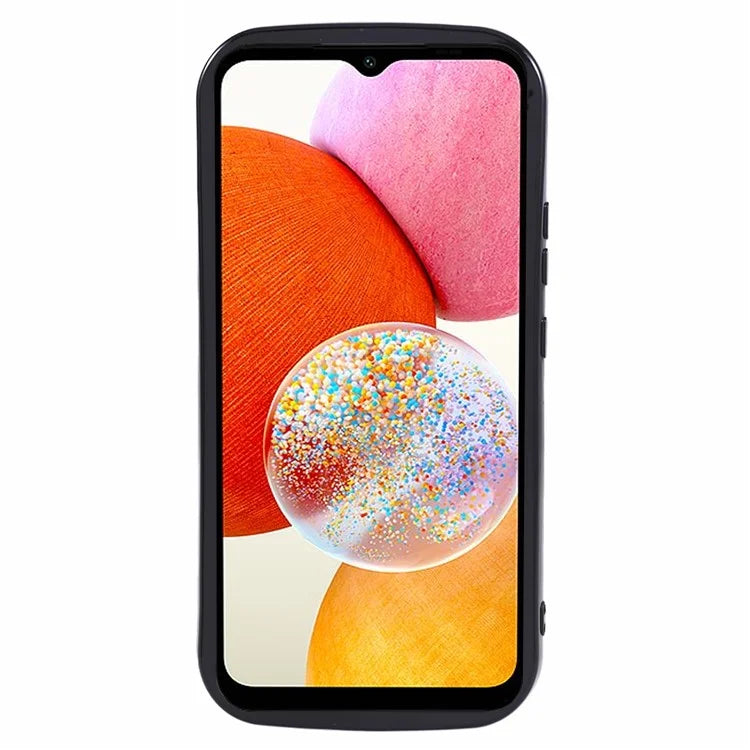 YX Series For Samsung Galaxy S24 Case Wavy Shape TPU Phone Back Protector (Precise Cutout)