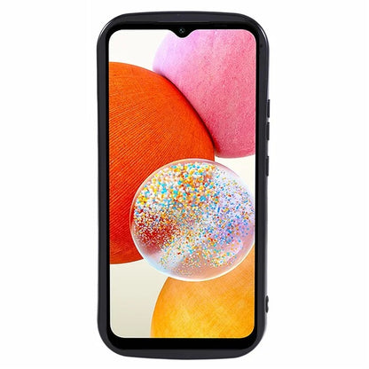 YX Series For Samsung Galaxy S24 Case Wavy Shape TPU Phone Back Protector (Precise Cutout)