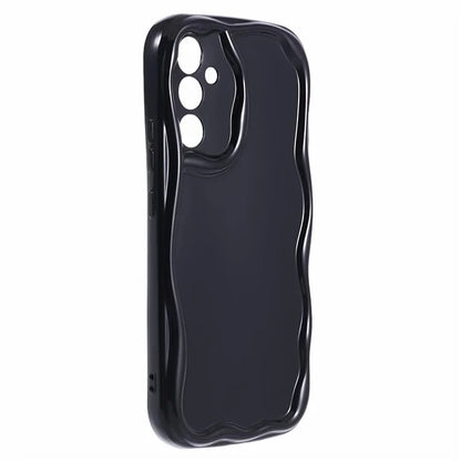 YX Series For Samsung Galaxy S24 Case Wavy Shape TPU Phone Back Protector (Precise Cutout)