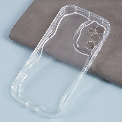 YX Series For Samsung Galaxy S24 Case Wavy Shape TPU Phone Back Protector (Precise Cutout)