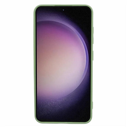For Samsung Galaxy S24+ Soft Touch Case Fiber Lining TPU Rubberized Phone Cover