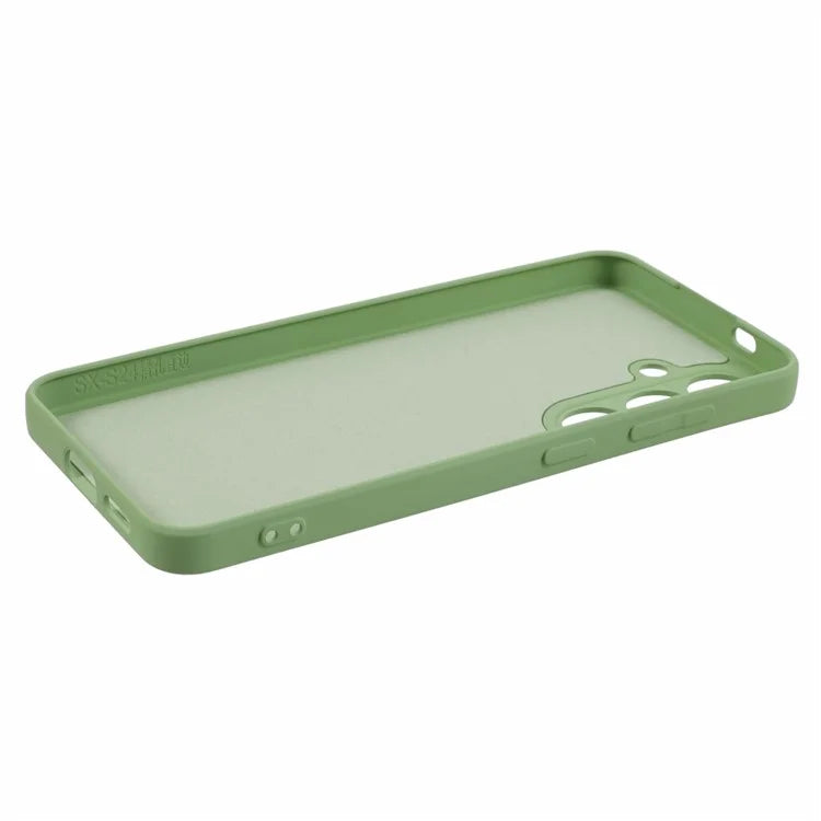For Samsung Galaxy S24+ Soft Touch Case Fiber Lining TPU Rubberized Phone Cover