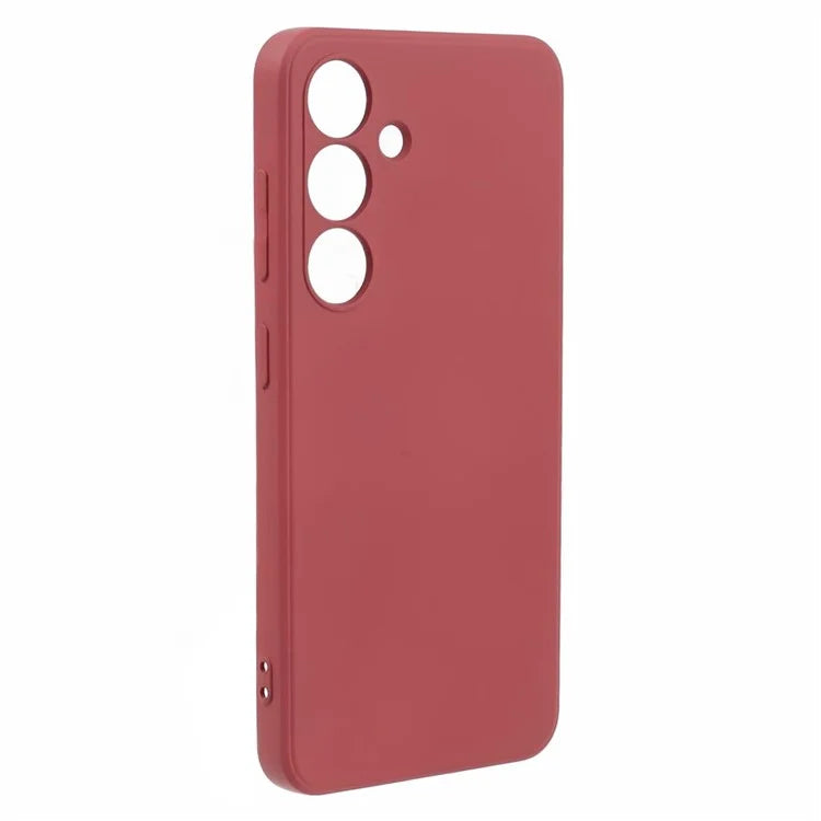 For Samsung Galaxy S24+ Soft Touch Case Fiber Lining TPU Rubberized Phone Cover