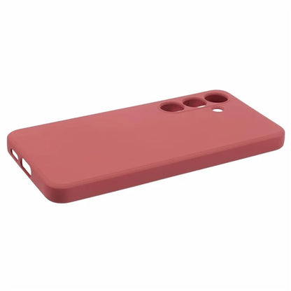 For Samsung Galaxy S24+ Soft Touch Case Fiber Lining TPU Rubberized Phone Cover