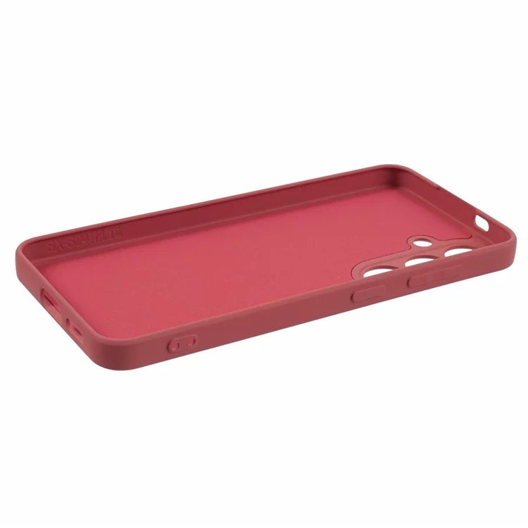 For Samsung Galaxy S24+ Soft Touch Case Fiber Lining TPU Rubberized Phone Cover