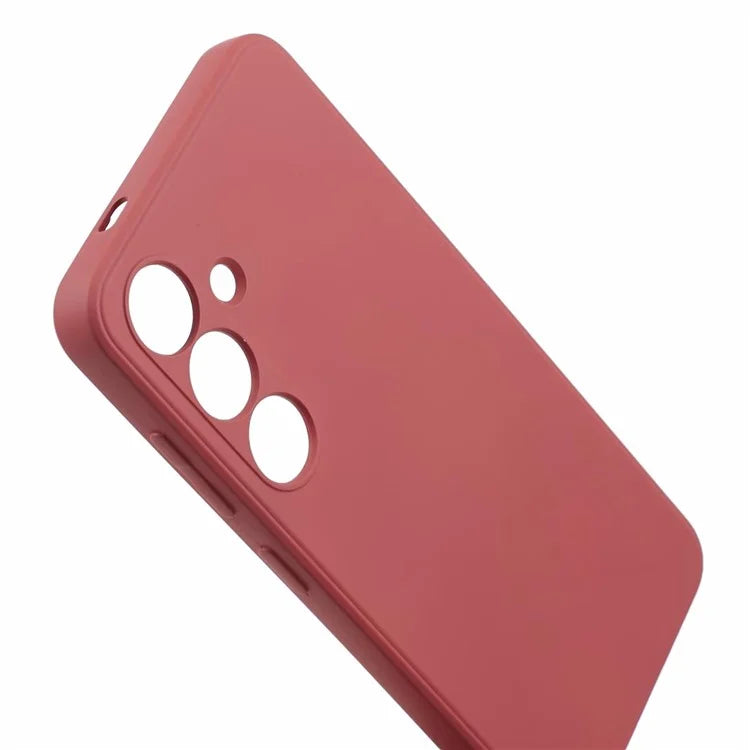 For Samsung Galaxy S24+ Soft Touch Case Fiber Lining TPU Rubberized Phone Cover