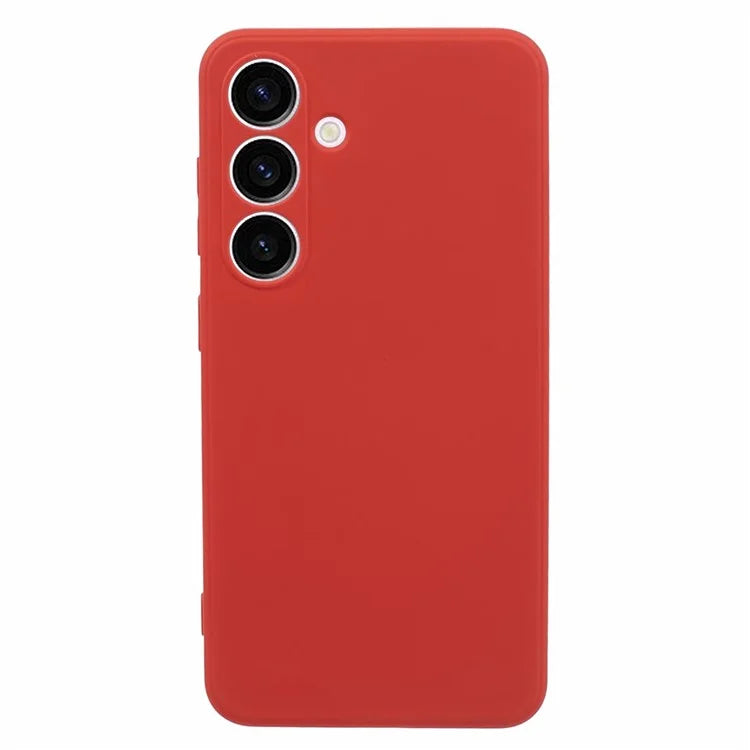 For Samsung Galaxy S24+ Soft Touch Case Fiber Lining TPU Rubberized Phone Cover