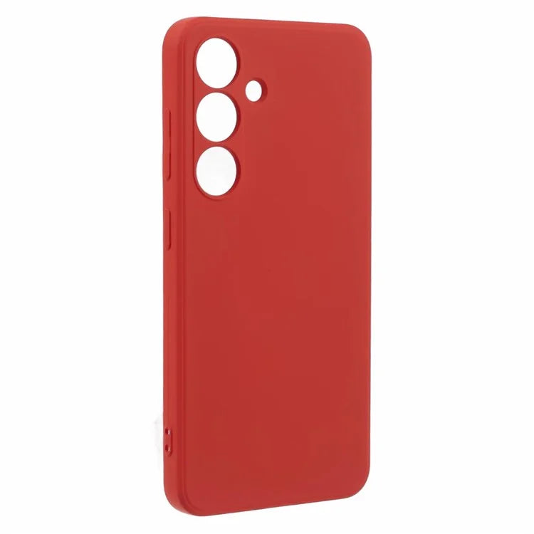 For Samsung Galaxy S24+ Soft Touch Case Fiber Lining TPU Rubberized Phone Cover