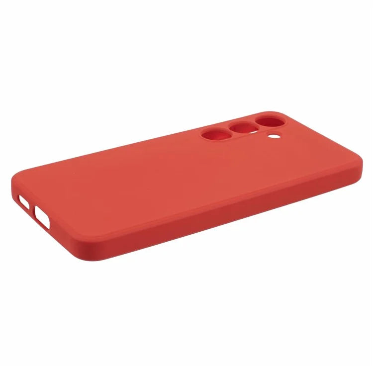 For Samsung Galaxy S24+ Soft Touch Case Fiber Lining TPU Rubberized Phone Cover