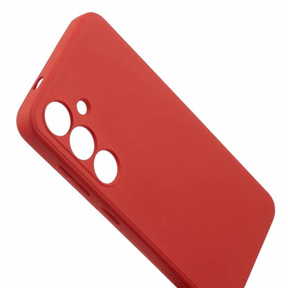 For Samsung Galaxy S24+ Soft Touch Case Fiber Lining TPU Rubberized Phone Cover
