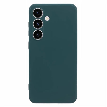 For Samsung Galaxy S24+ Soft Touch Case Fiber Lining TPU Rubberized Phone Cover