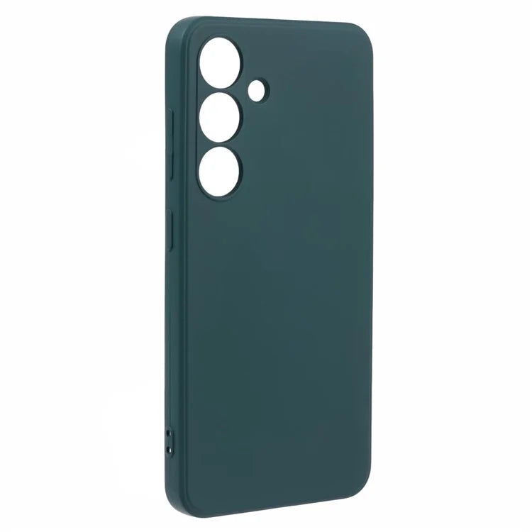For Samsung Galaxy S24+ Soft Touch Case Fiber Lining TPU Rubberized Phone Cover