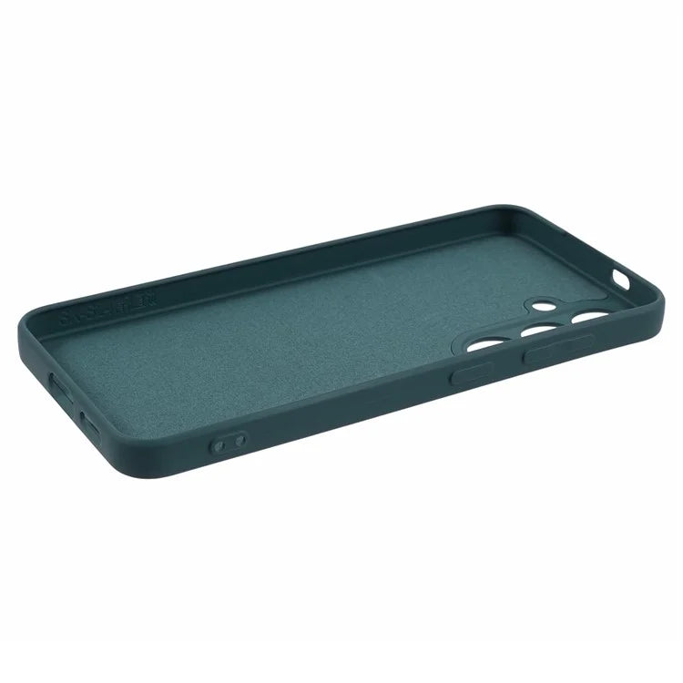 For Samsung Galaxy S24+ Soft Touch Case Fiber Lining TPU Rubberized Phone Cover