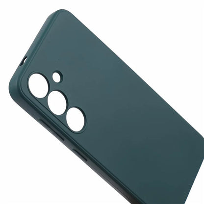 For Samsung Galaxy S24+ Soft Touch Case Fiber Lining TPU Rubberized Phone Cover