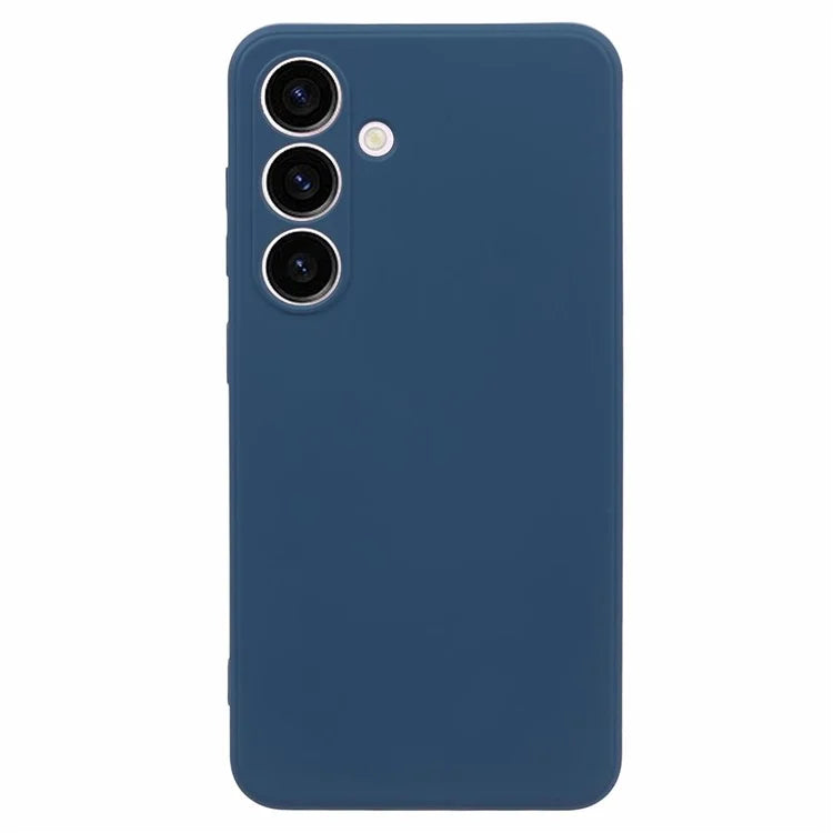 For Samsung Galaxy S24+ Soft Touch Case Fiber Lining TPU Rubberized Phone Cover