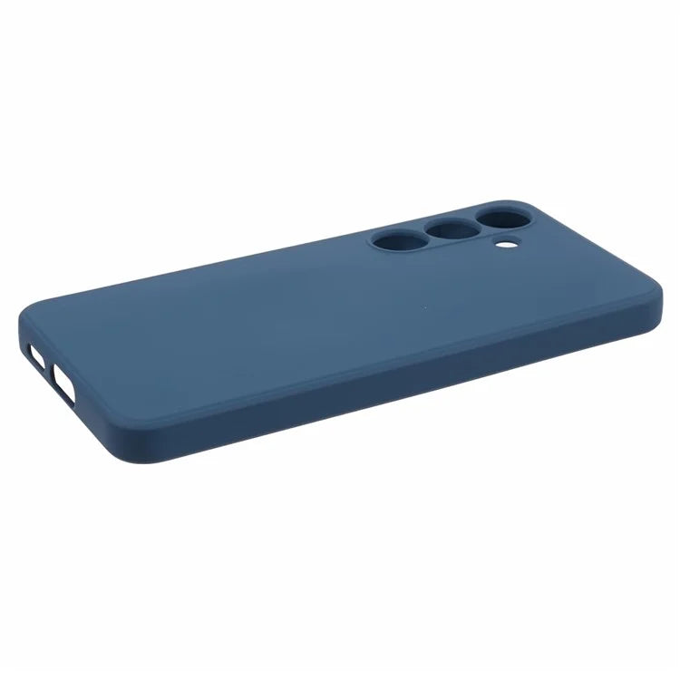 For Samsung Galaxy S24+ Soft Touch Case Fiber Lining TPU Rubberized Phone Cover