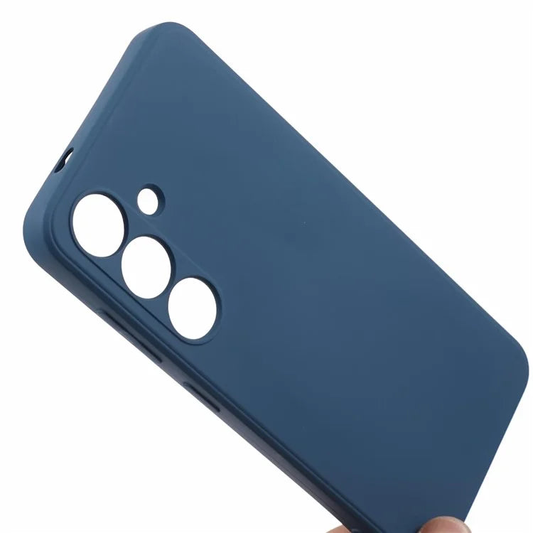For Samsung Galaxy S24+ Soft Touch Case Fiber Lining TPU Rubberized Phone Cover