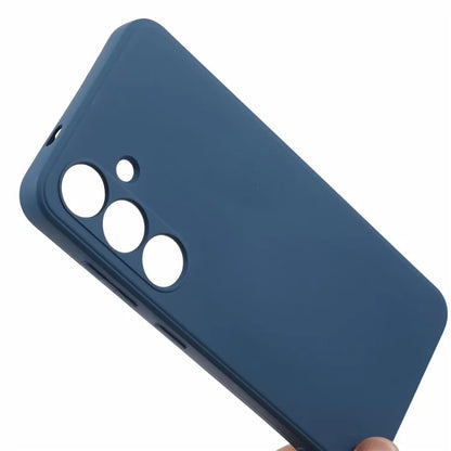 For Samsung Galaxy S24+ Soft Touch Case Fiber Lining TPU Rubberized Phone Cover