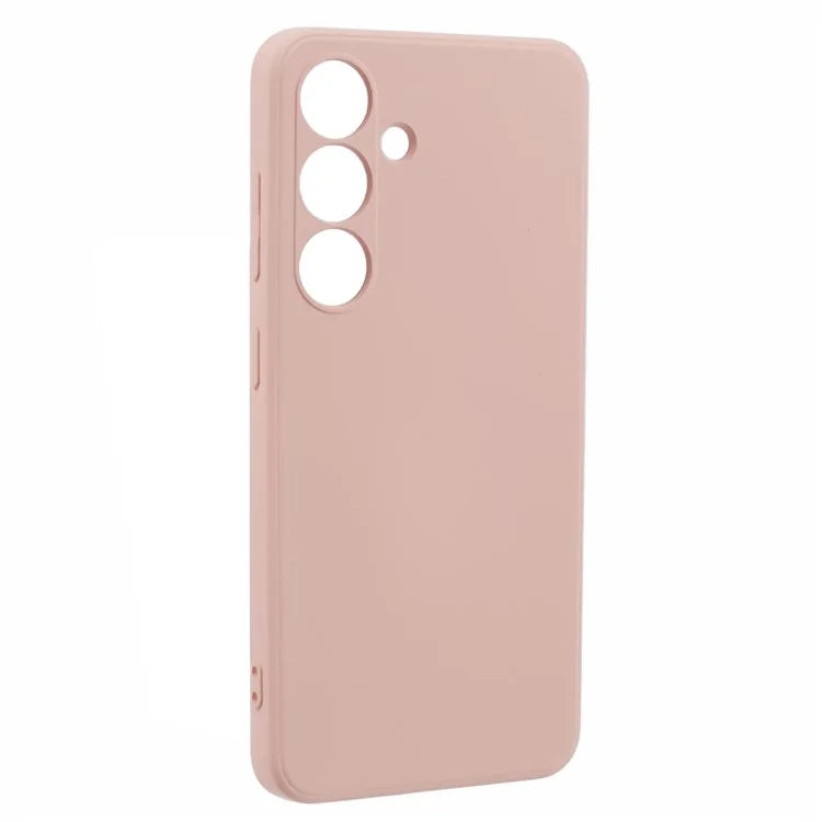 For Samsung Galaxy S24+ Soft Touch Case Fiber Lining TPU Rubberized Phone Cover