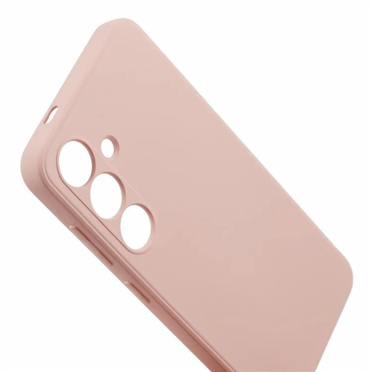 For Samsung Galaxy S24+ Soft Touch Case Fiber Lining TPU Rubberized Phone Cover
